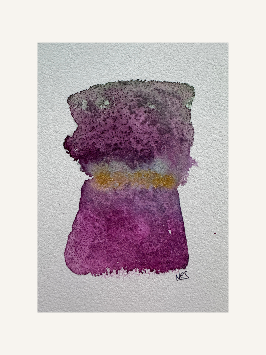 Gathering Violet (5x7in)