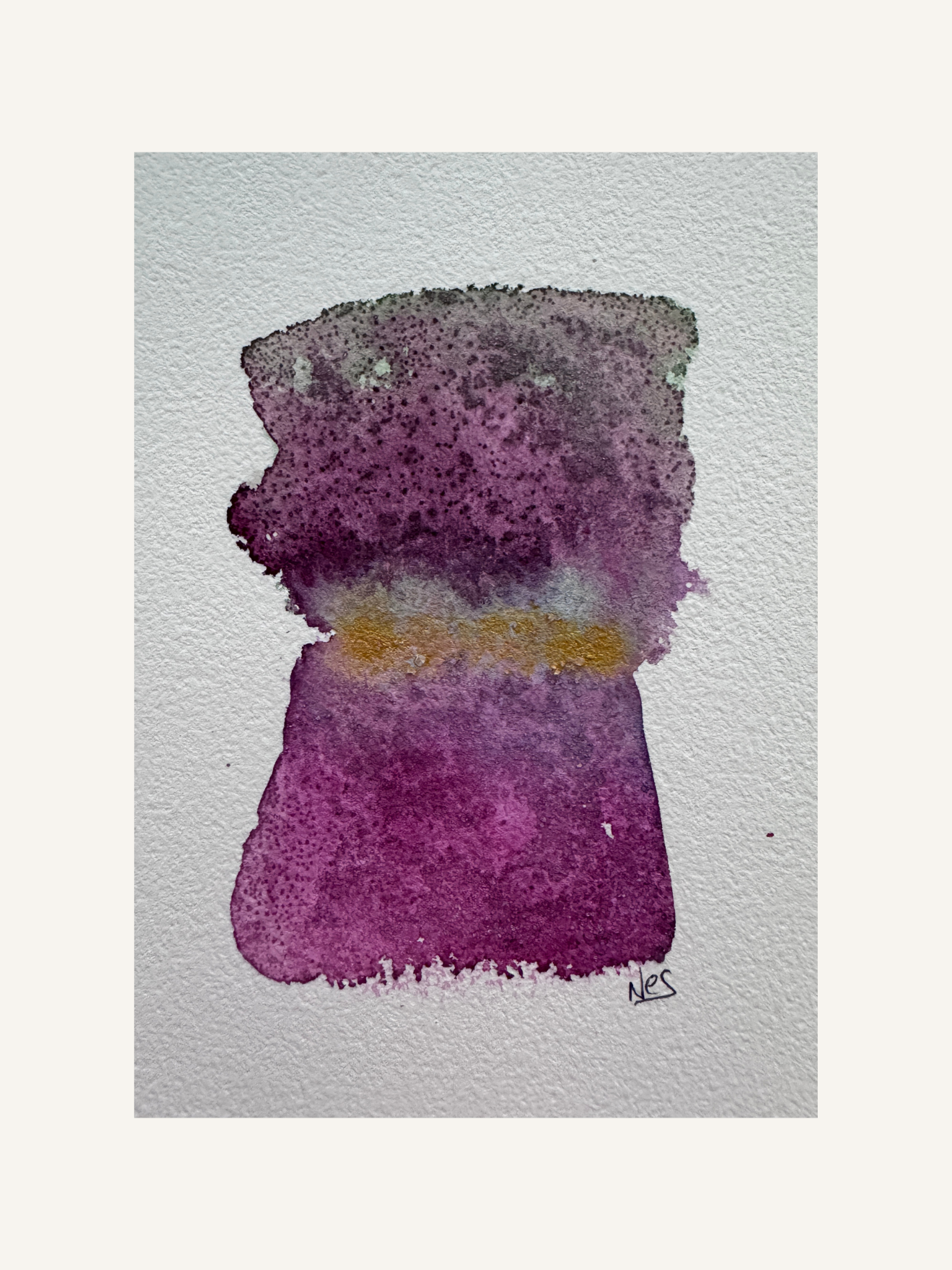 Gathering Violet (5x7in)
