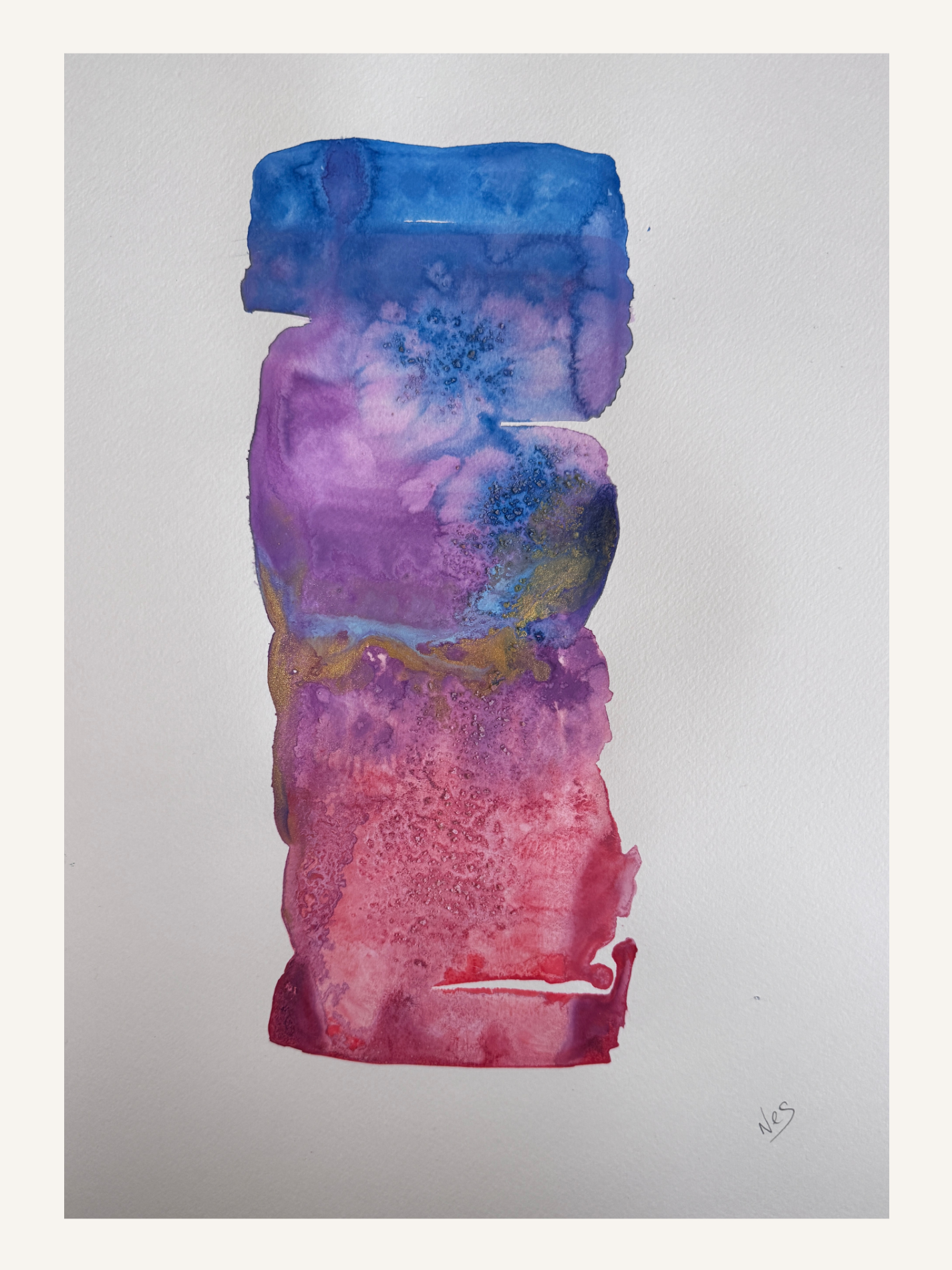 Where Colour Meets Silence (A3)