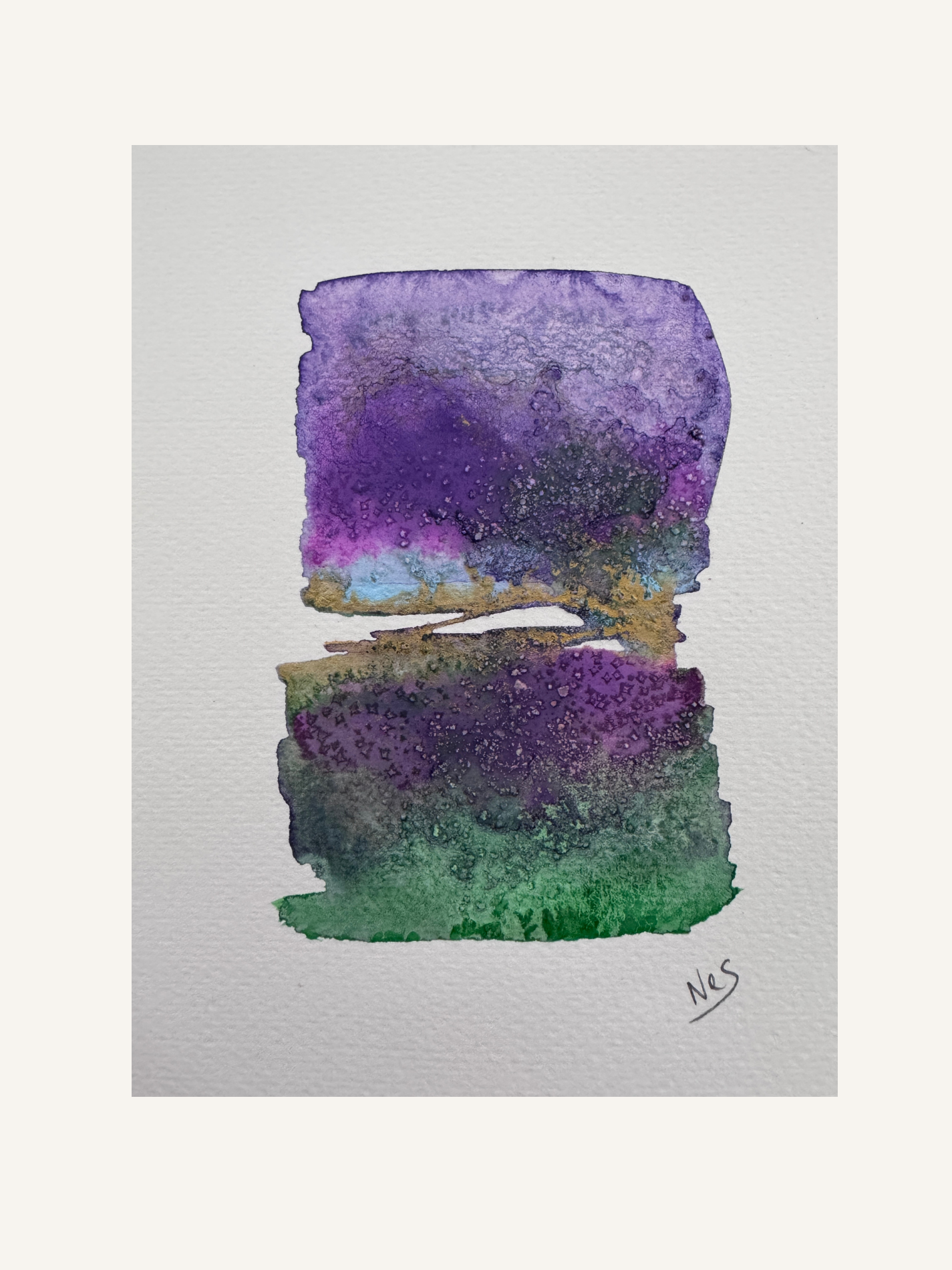 Between Two Thoughts (15x19cm)