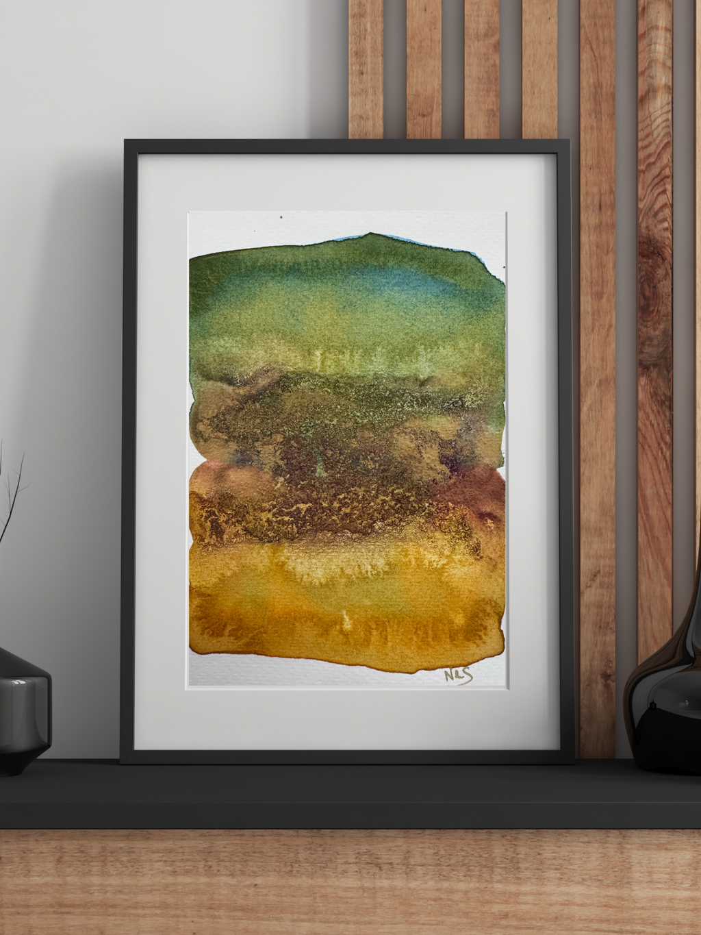 Golden Earthfall -15x19cm