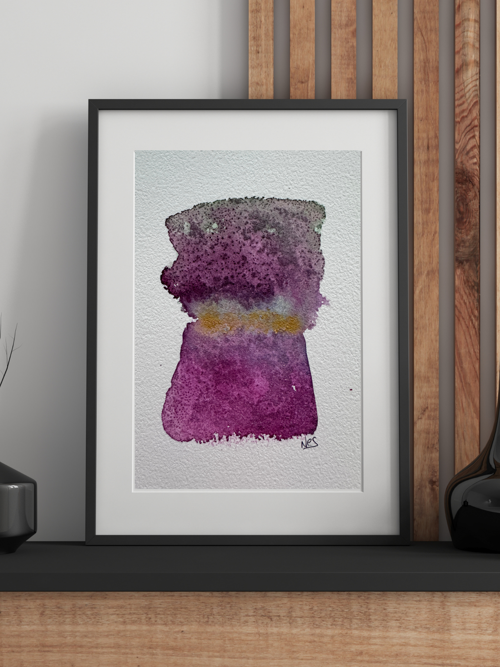 Gathering Violet (5x7in)