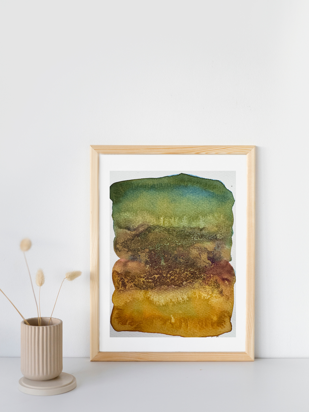 Golden Earthfall -15x19cm