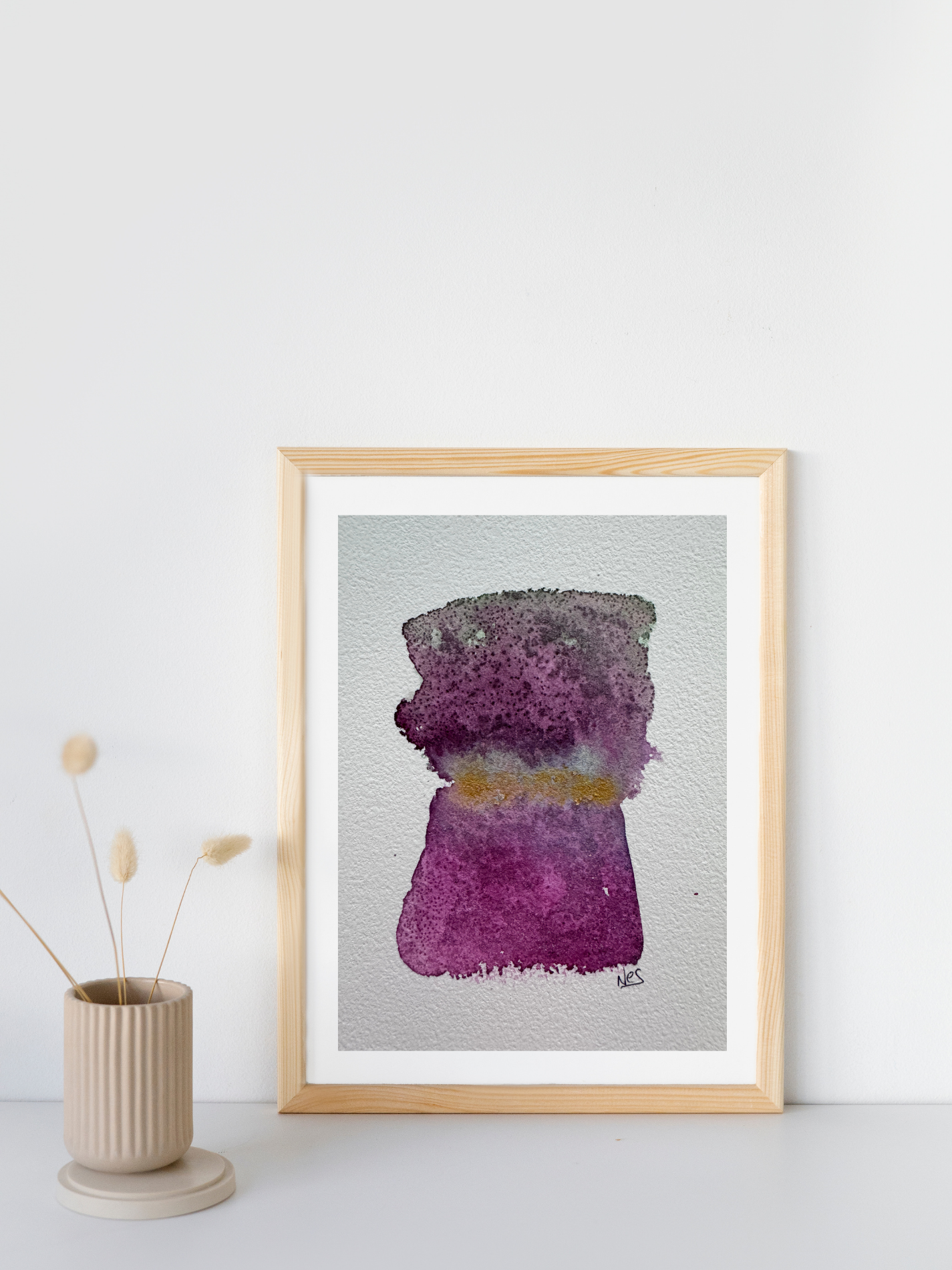 Gathering Violet (5x7in)