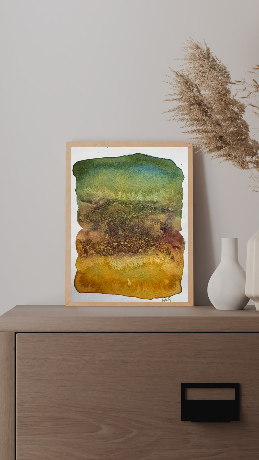 Golden Earthfall -15x19cm
