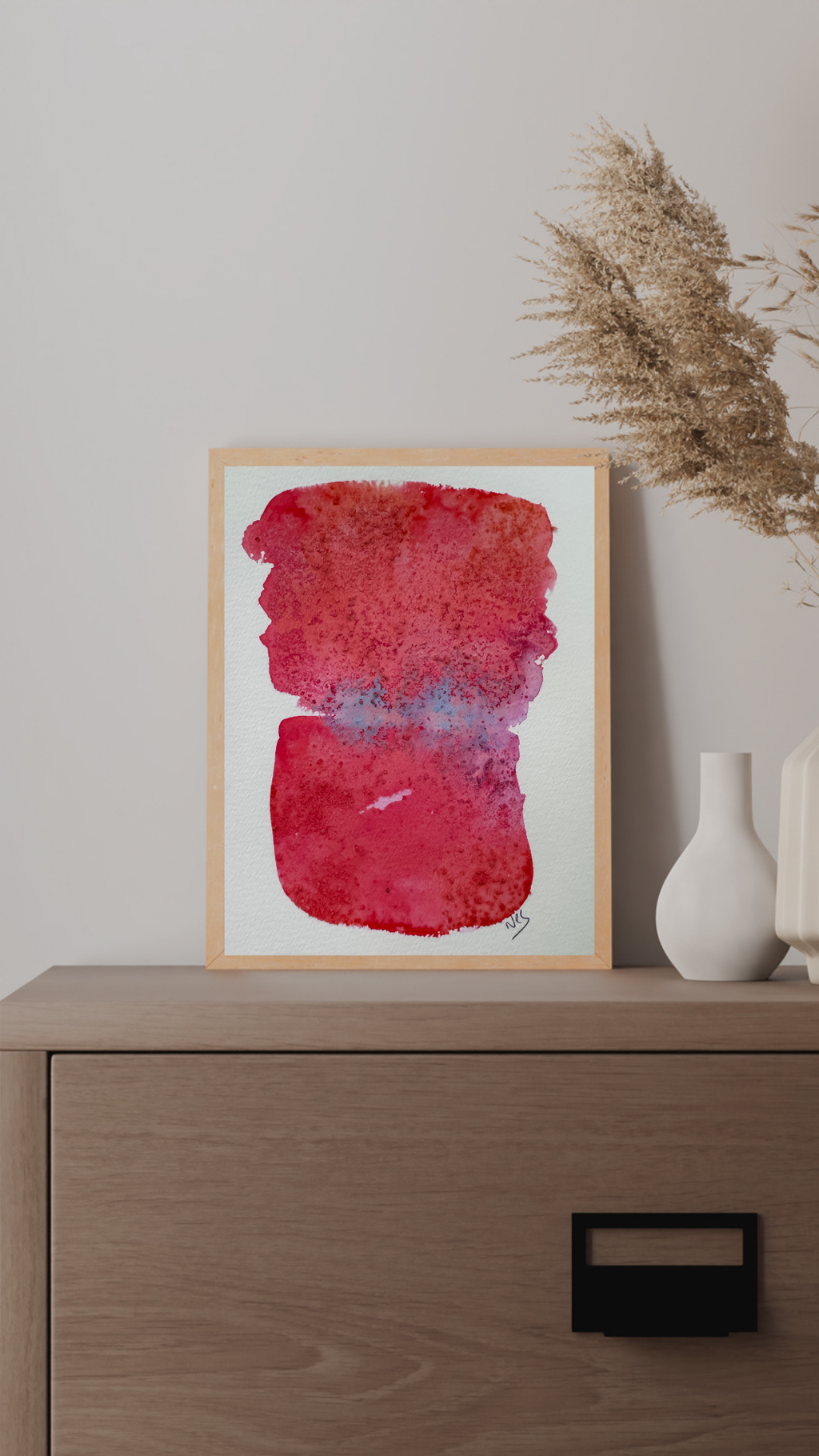 The Sky Caught Fire (15x21cm)