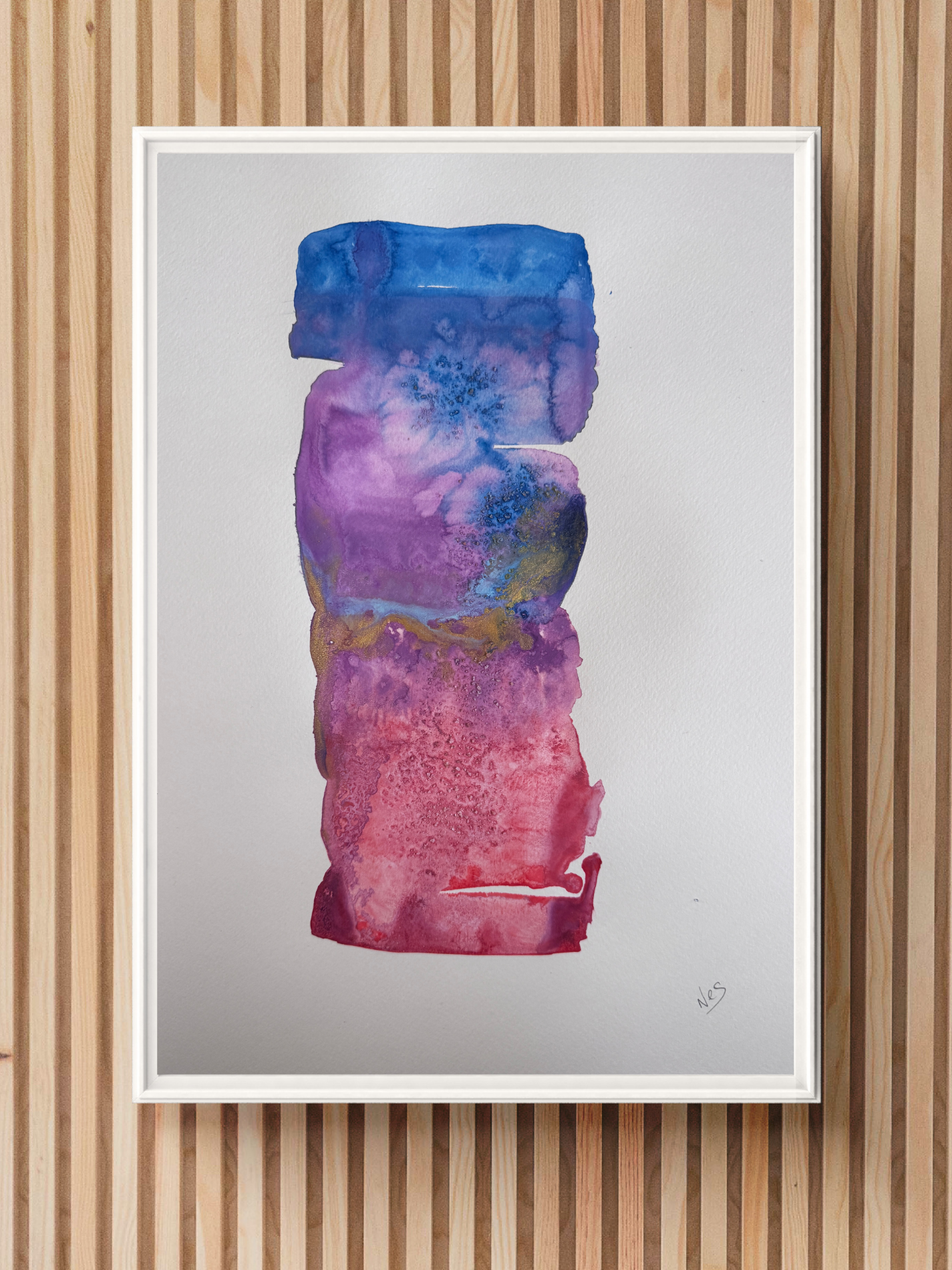 Where Colour Meets Silence (A3)