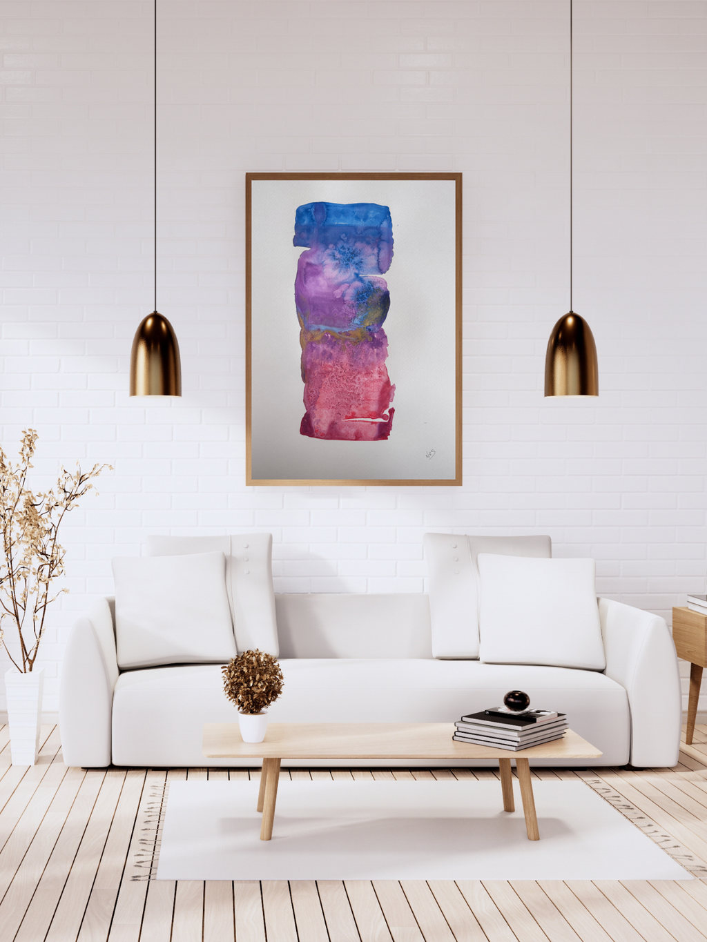 Where Colour Meets Silence (A3)