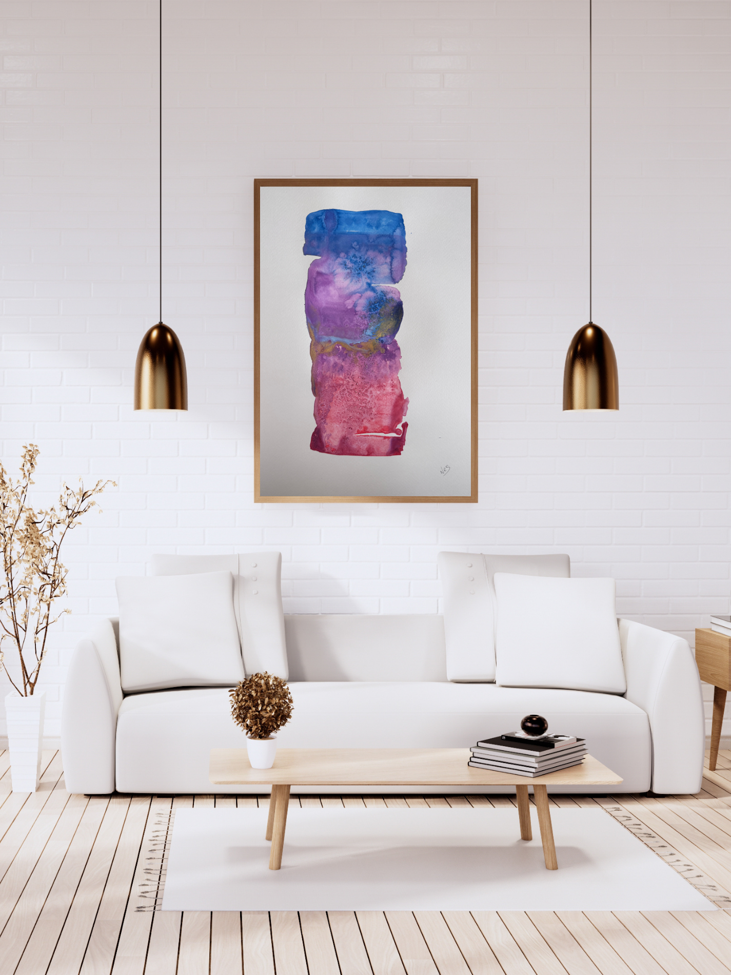 Where Colour Meets Silence (A3)