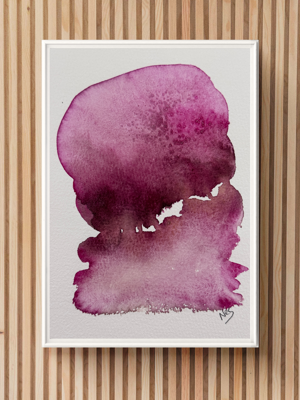 Plum Silence (5x7in)