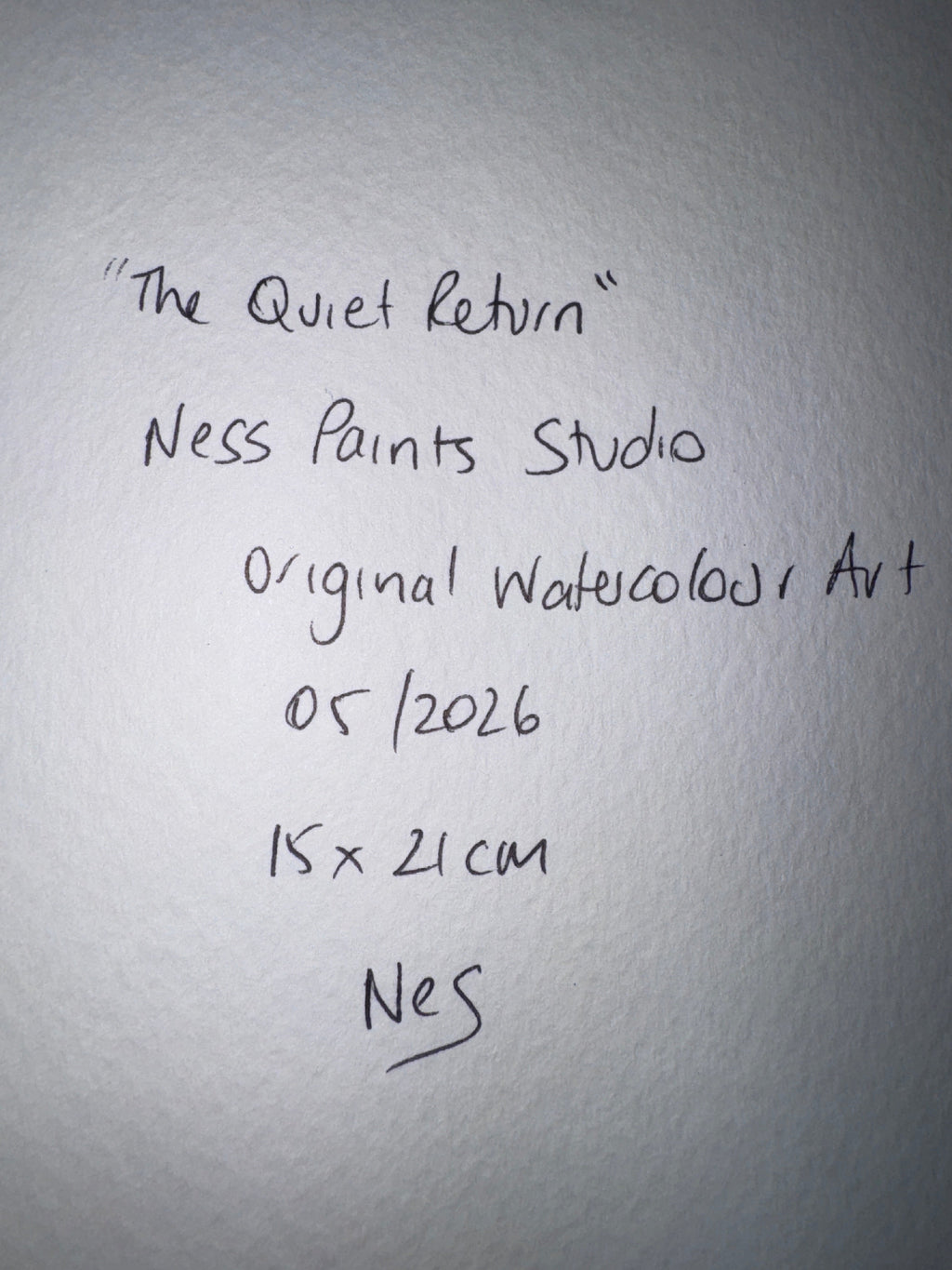 The Quiet Return