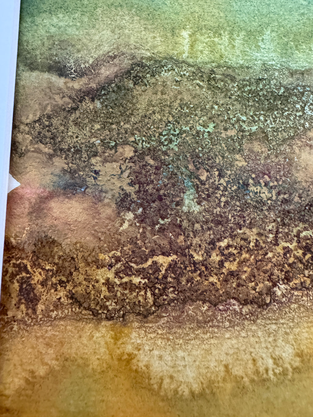 Golden Earthfall -15x19cm