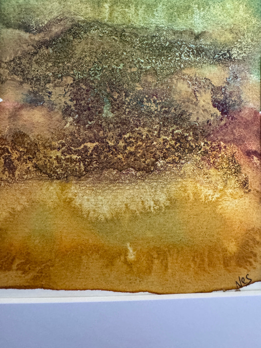 Golden Earthfall -15x19cm