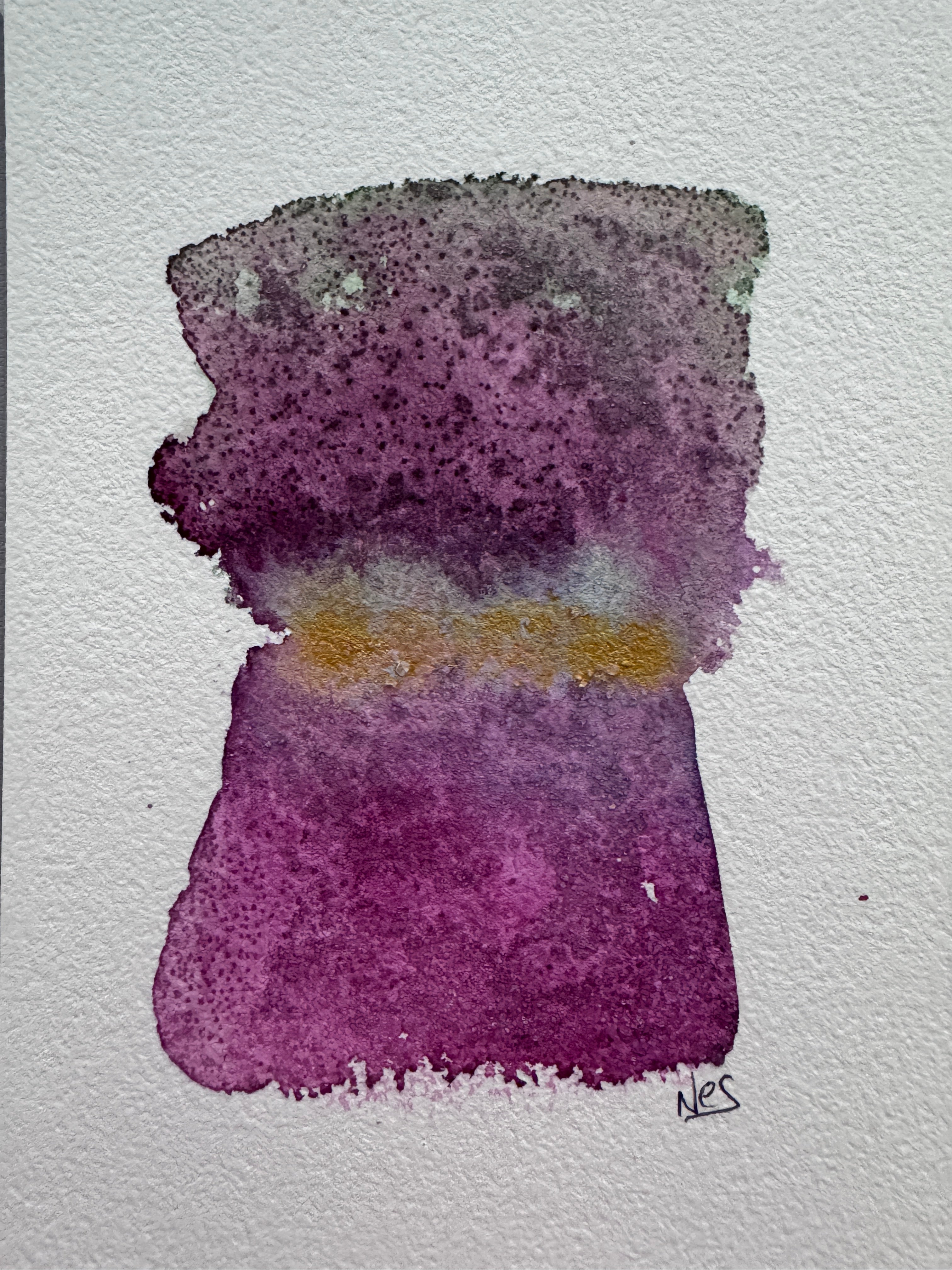 Gathering Violet (5x7in)