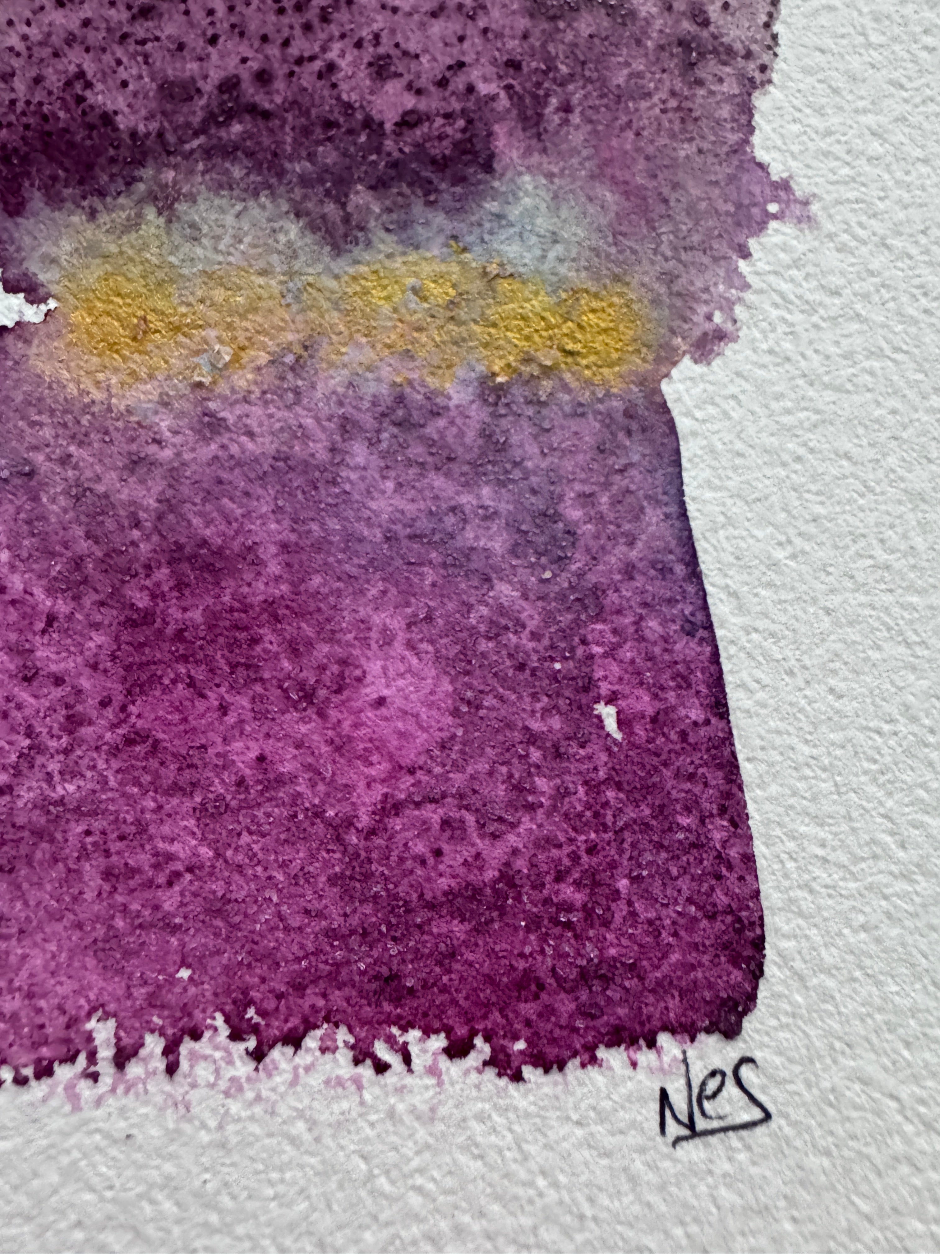 Gathering Violet (5x7in)