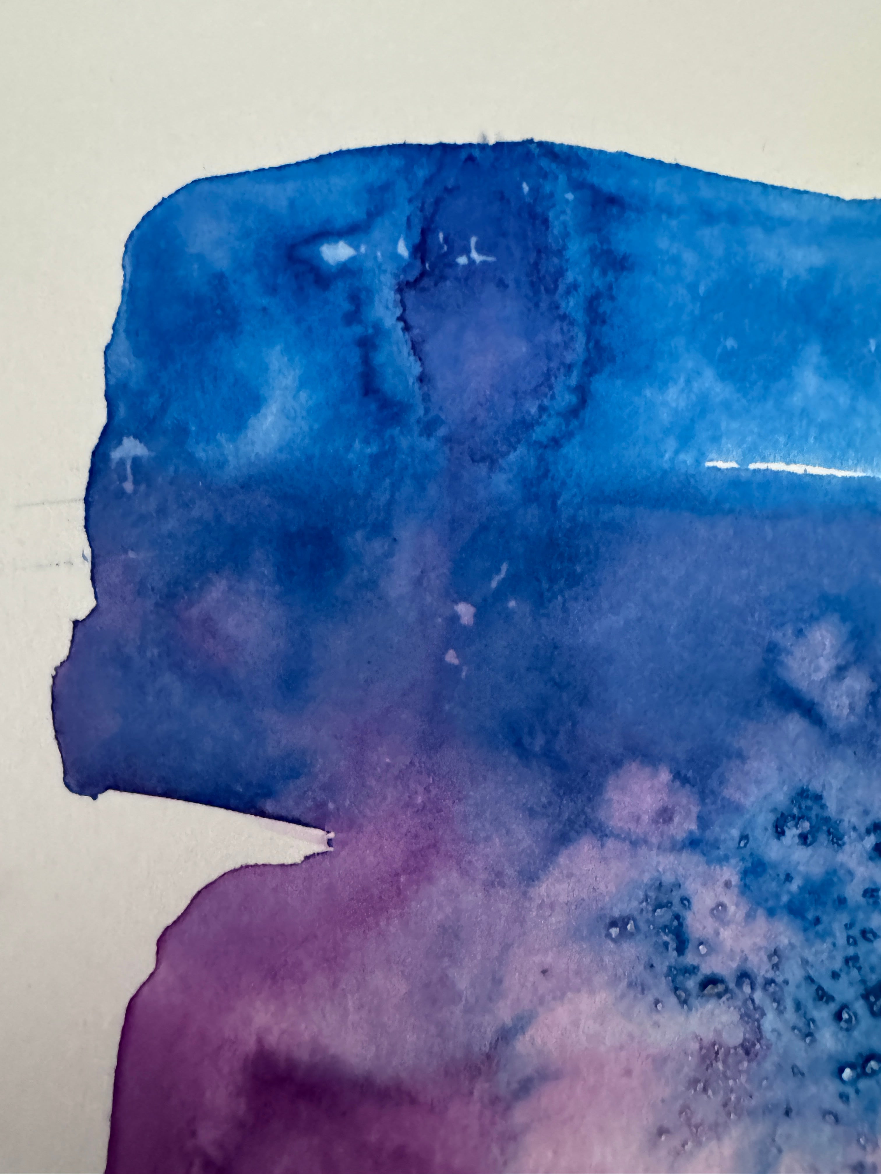 Where Colour Meets Silence (A3)