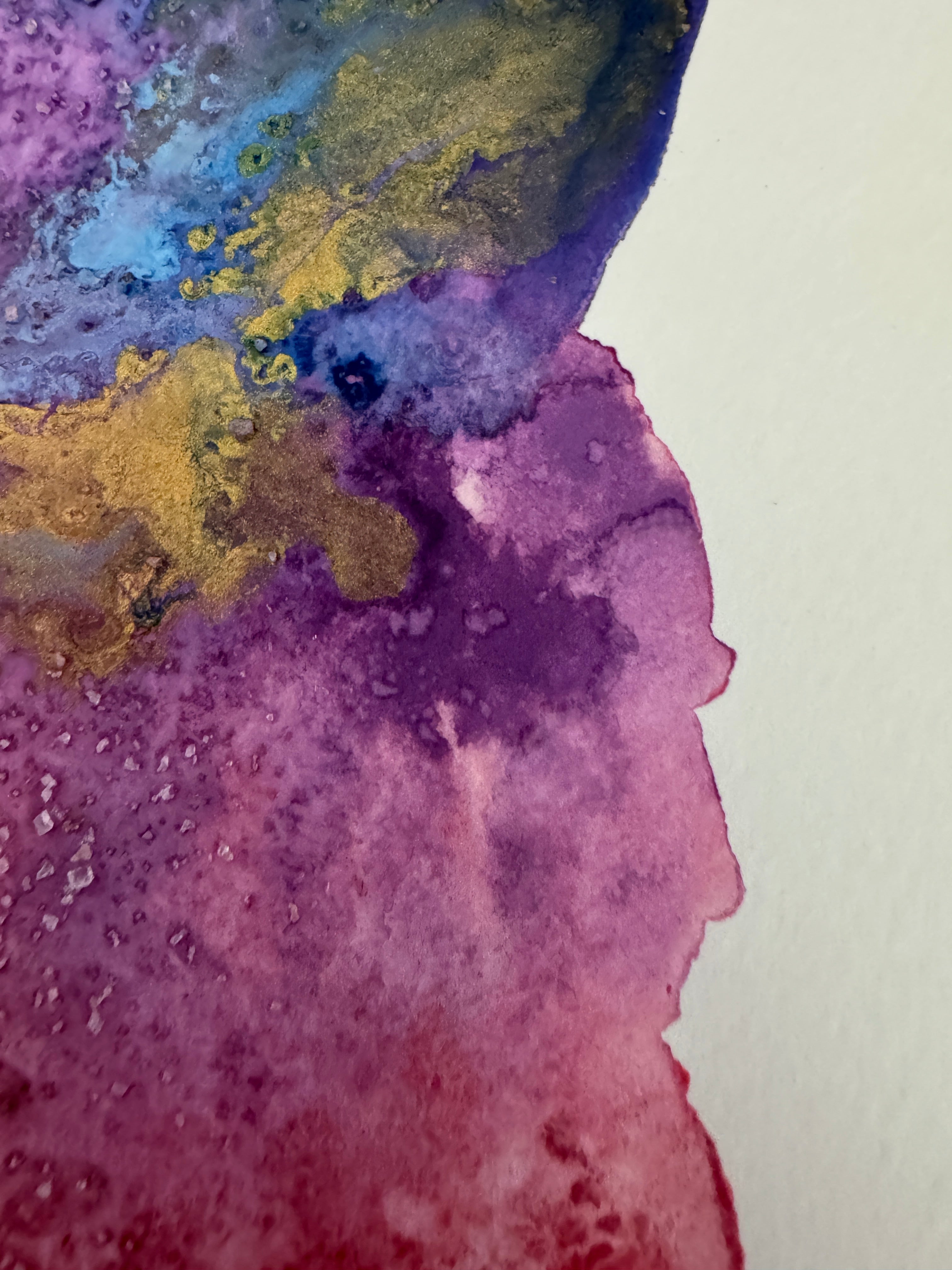 Where Colour Meets Silence (A3)