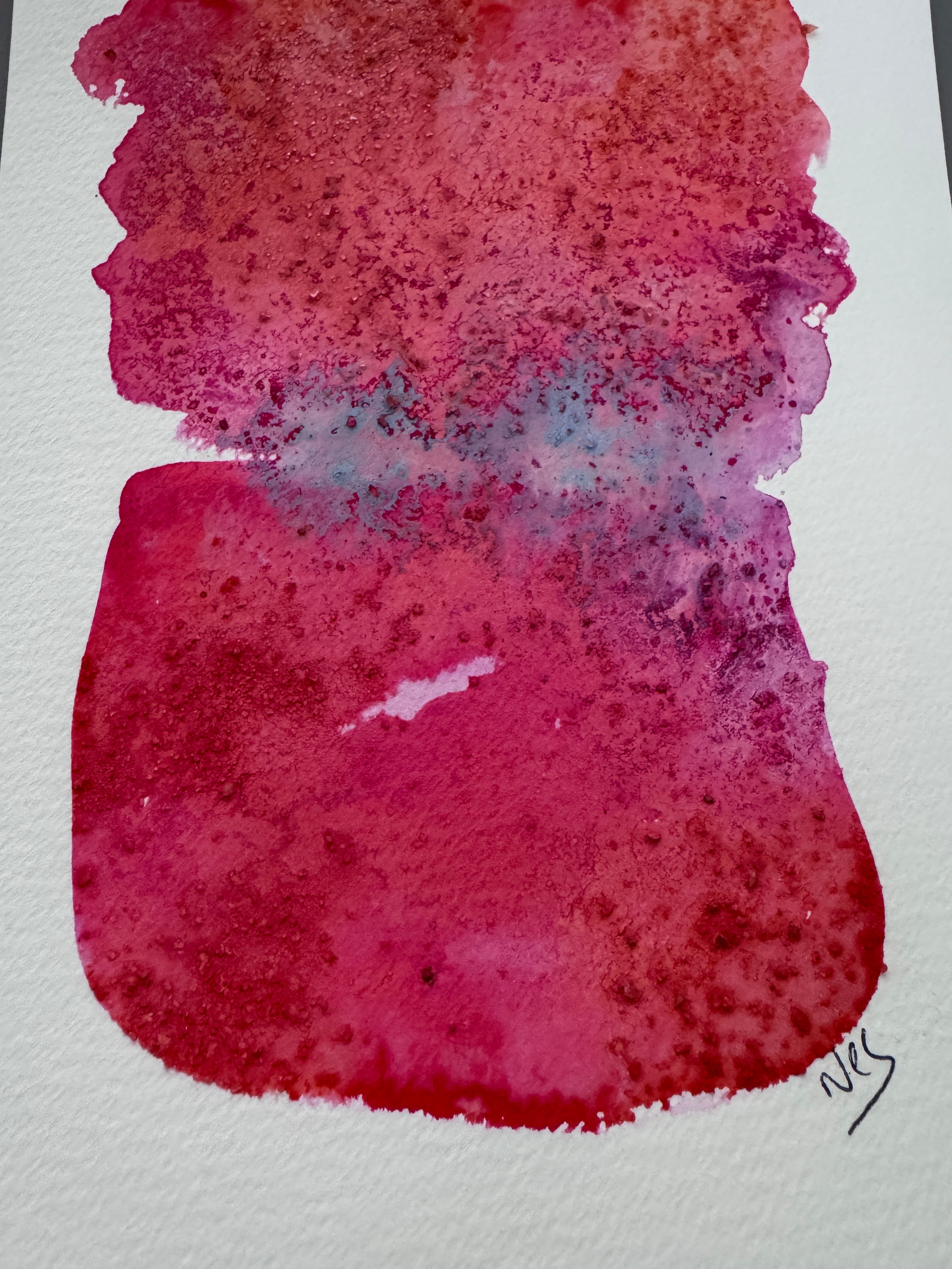 The Sky Caught Fire (15x21cm)