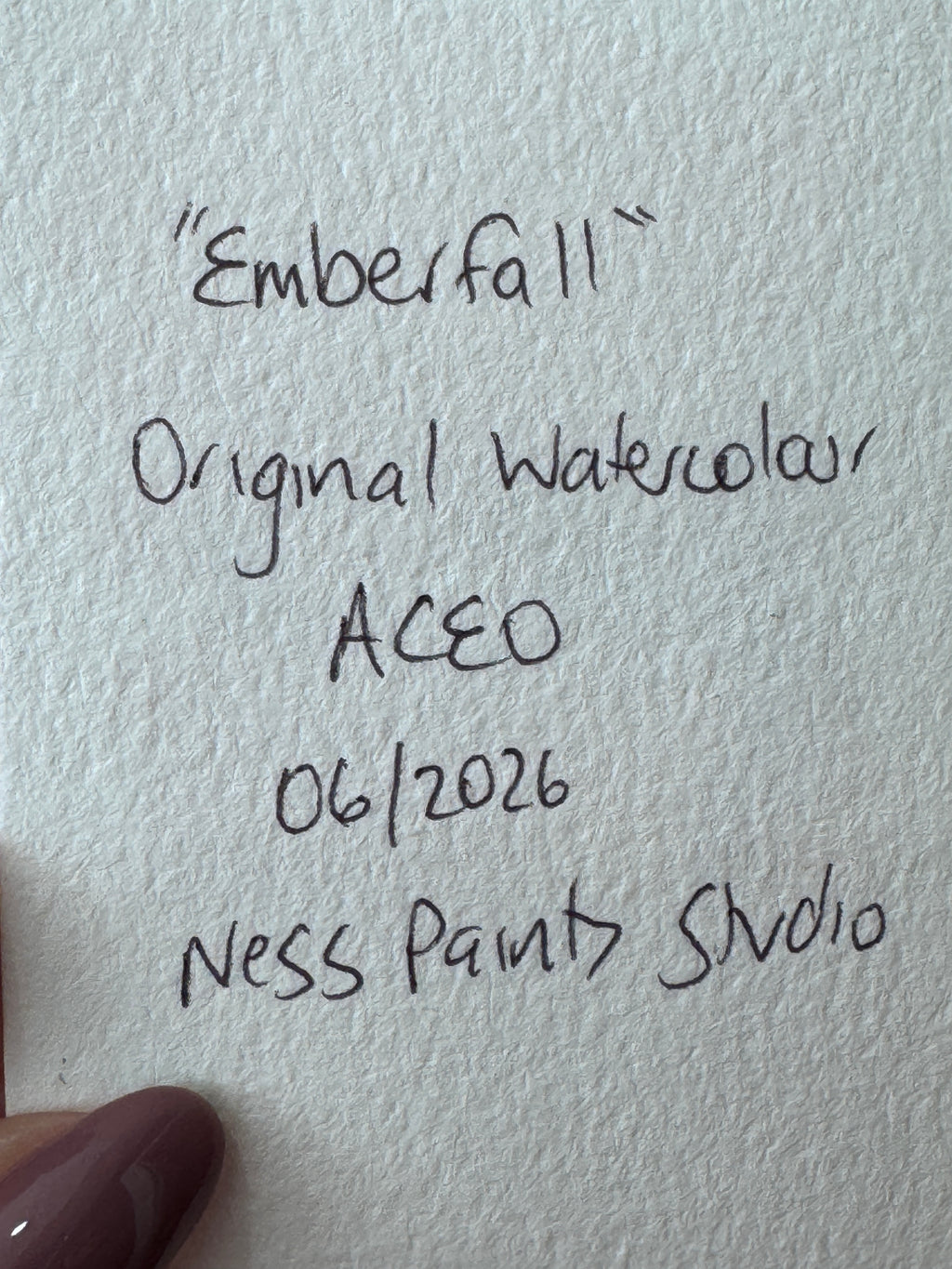 Emberfall (ACEO)