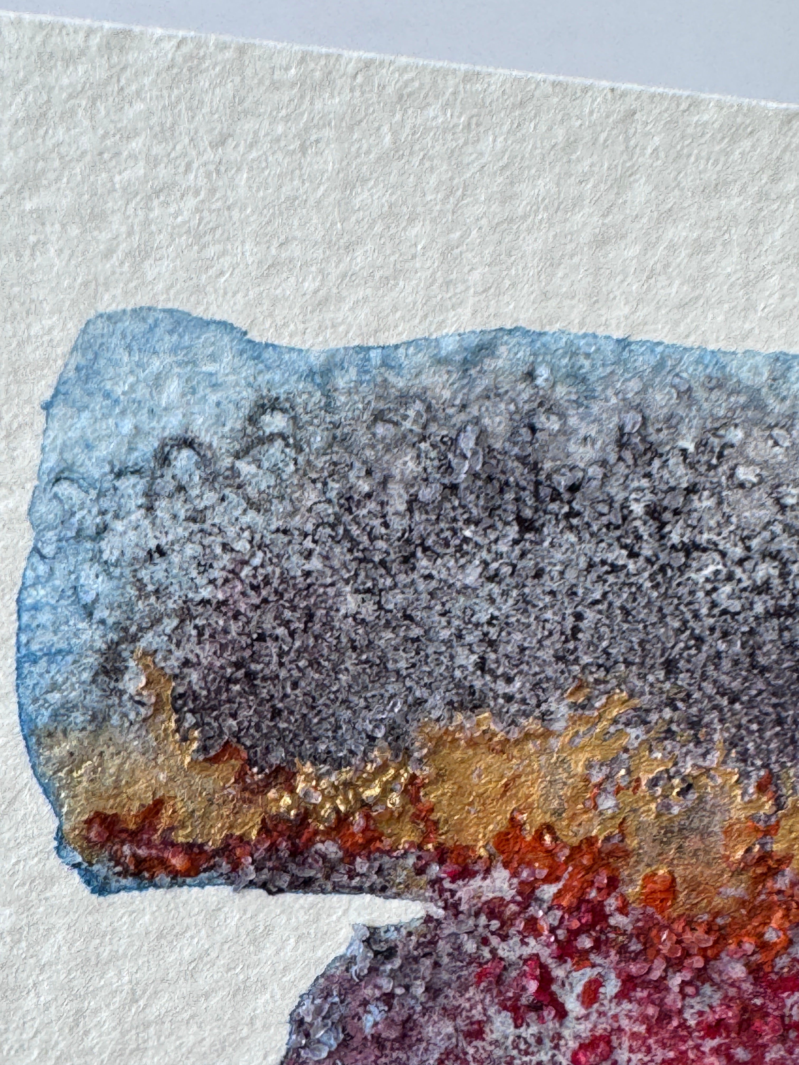 Faultline Fire  (10x10cm)