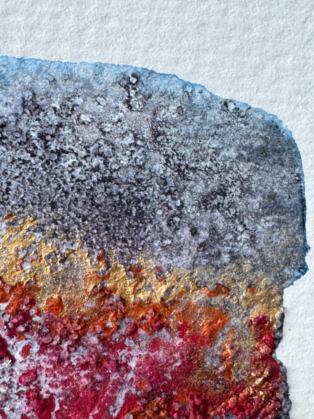 Faultline Fire  (10x10cm)
