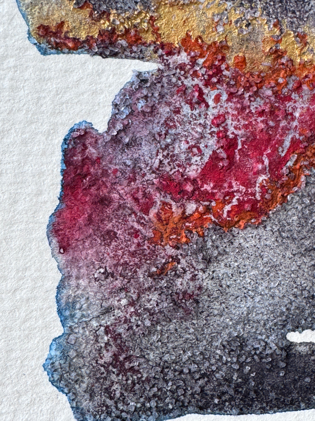 Faultline Fire  (10x10cm)