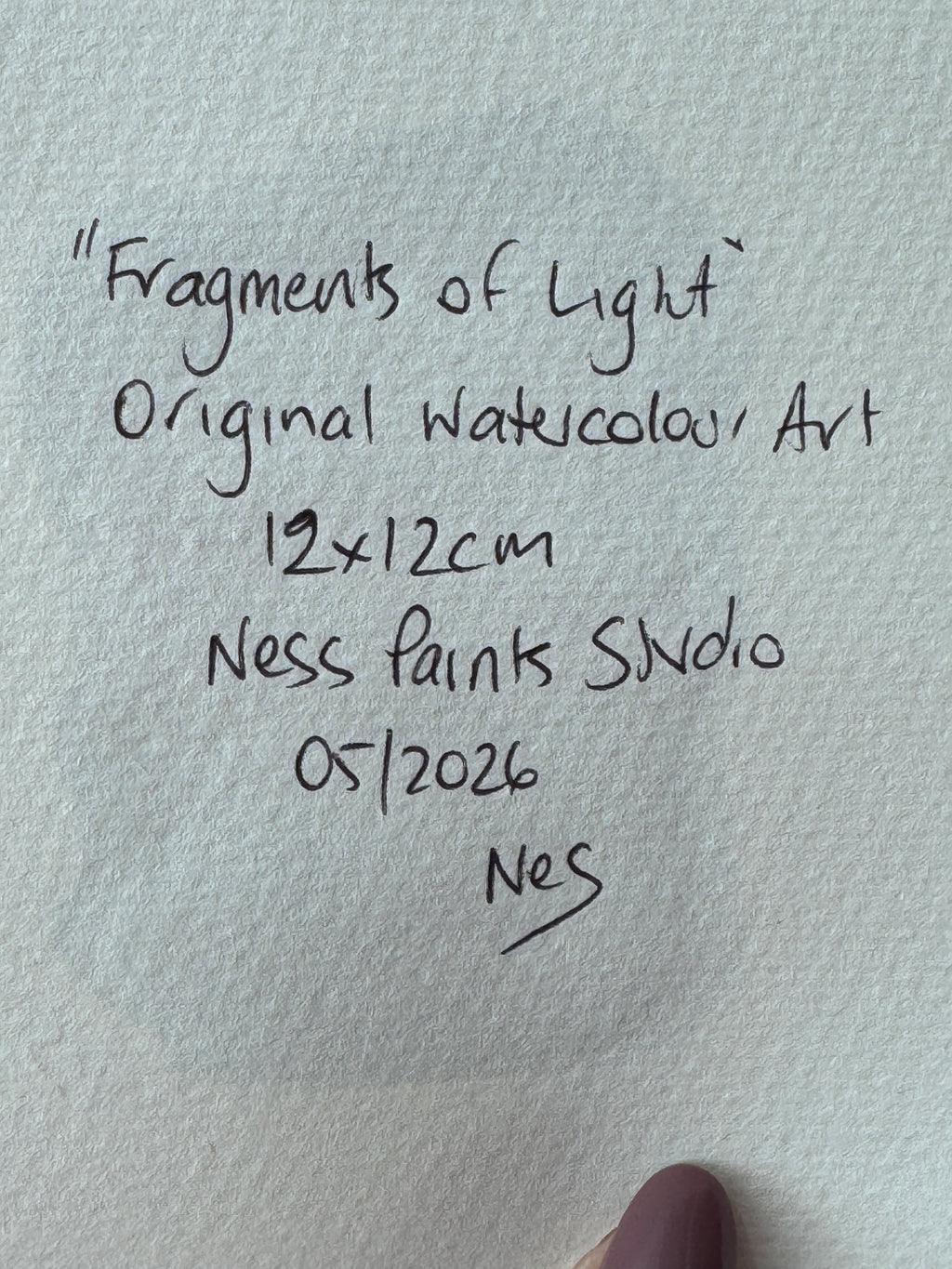 Fragments of Light (10x10cm)