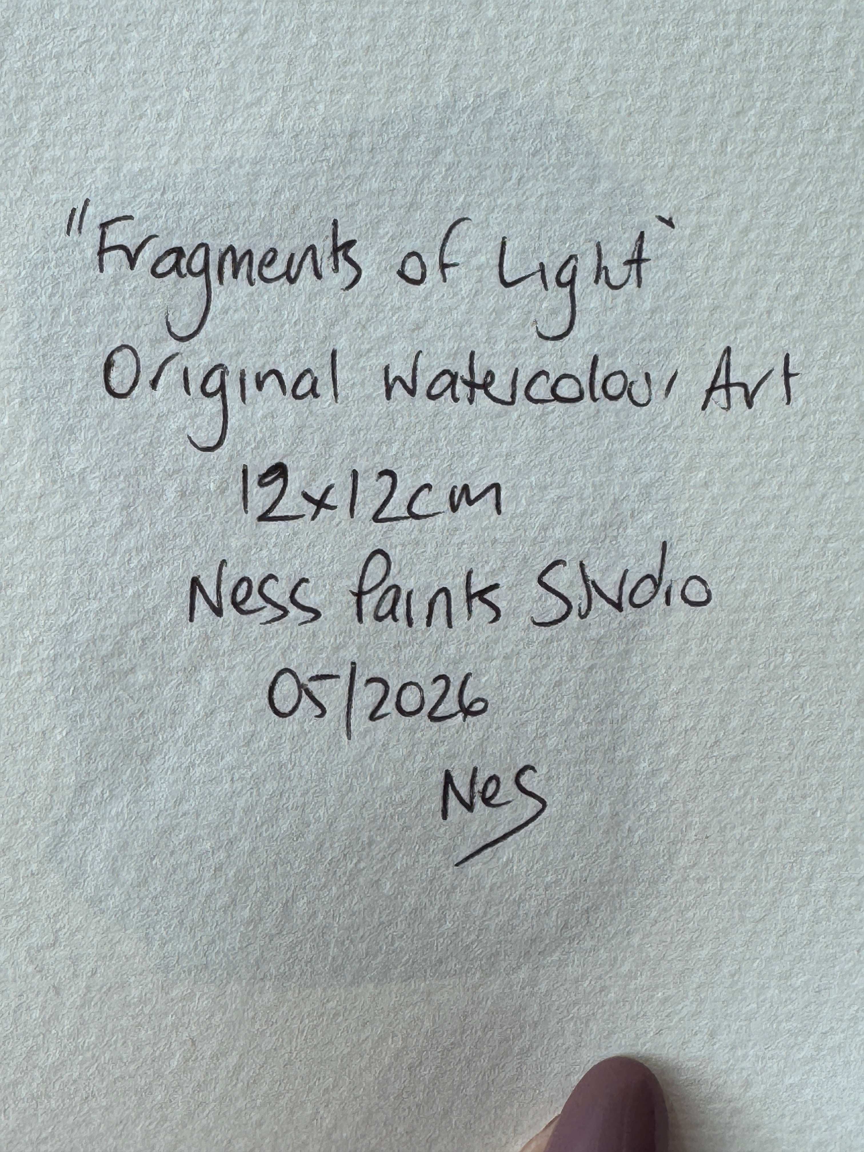 Fragments of Light (10x10cm)