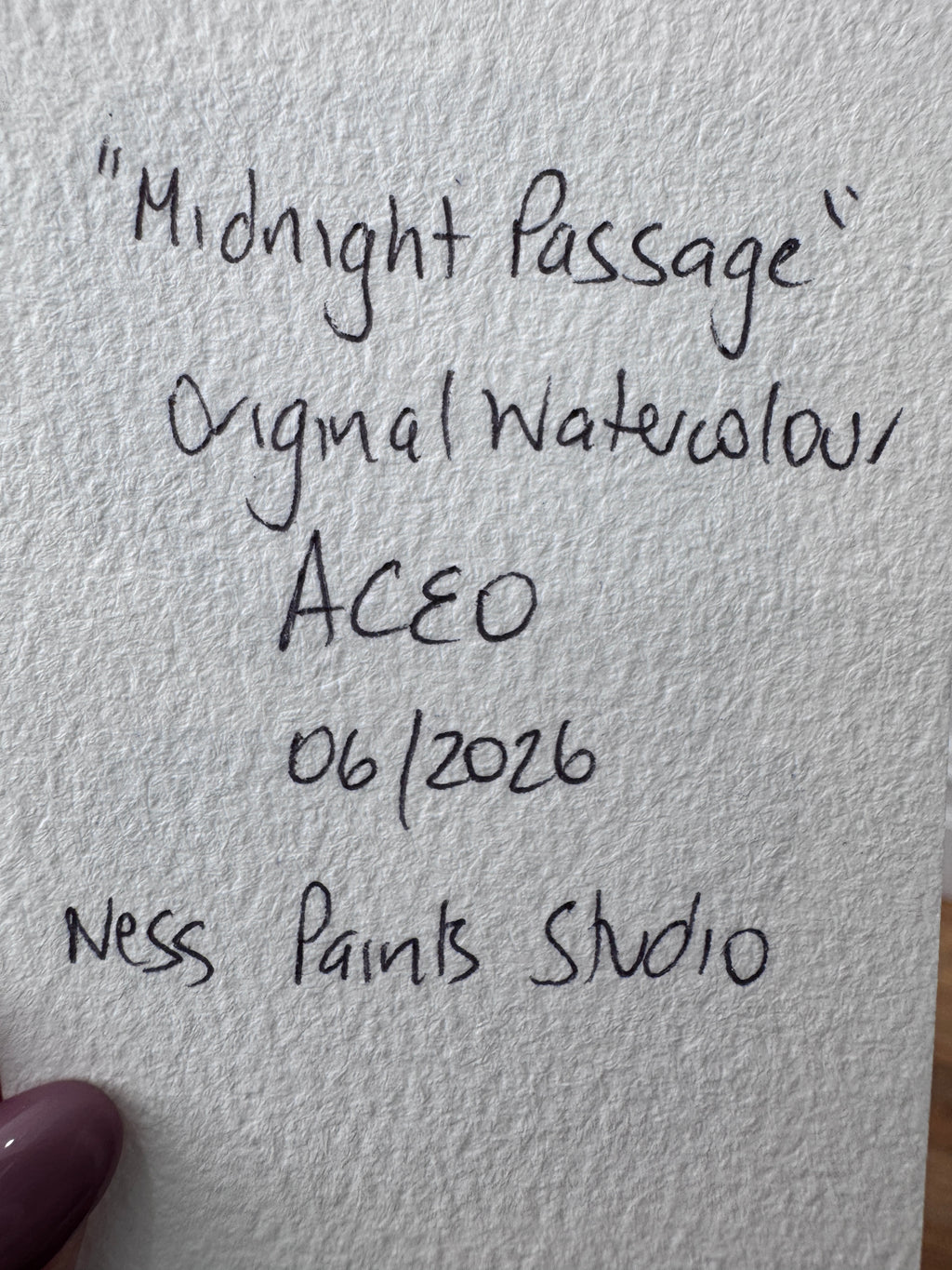 Midnight Passage (ACEO)