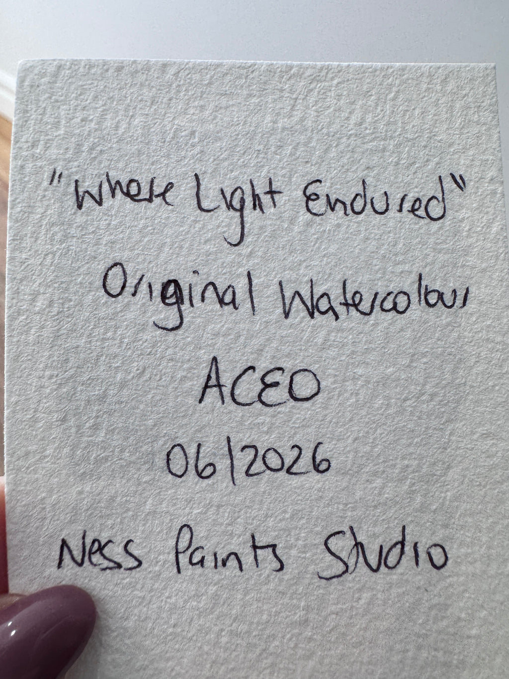 Quiet Horizon (ACEO)
