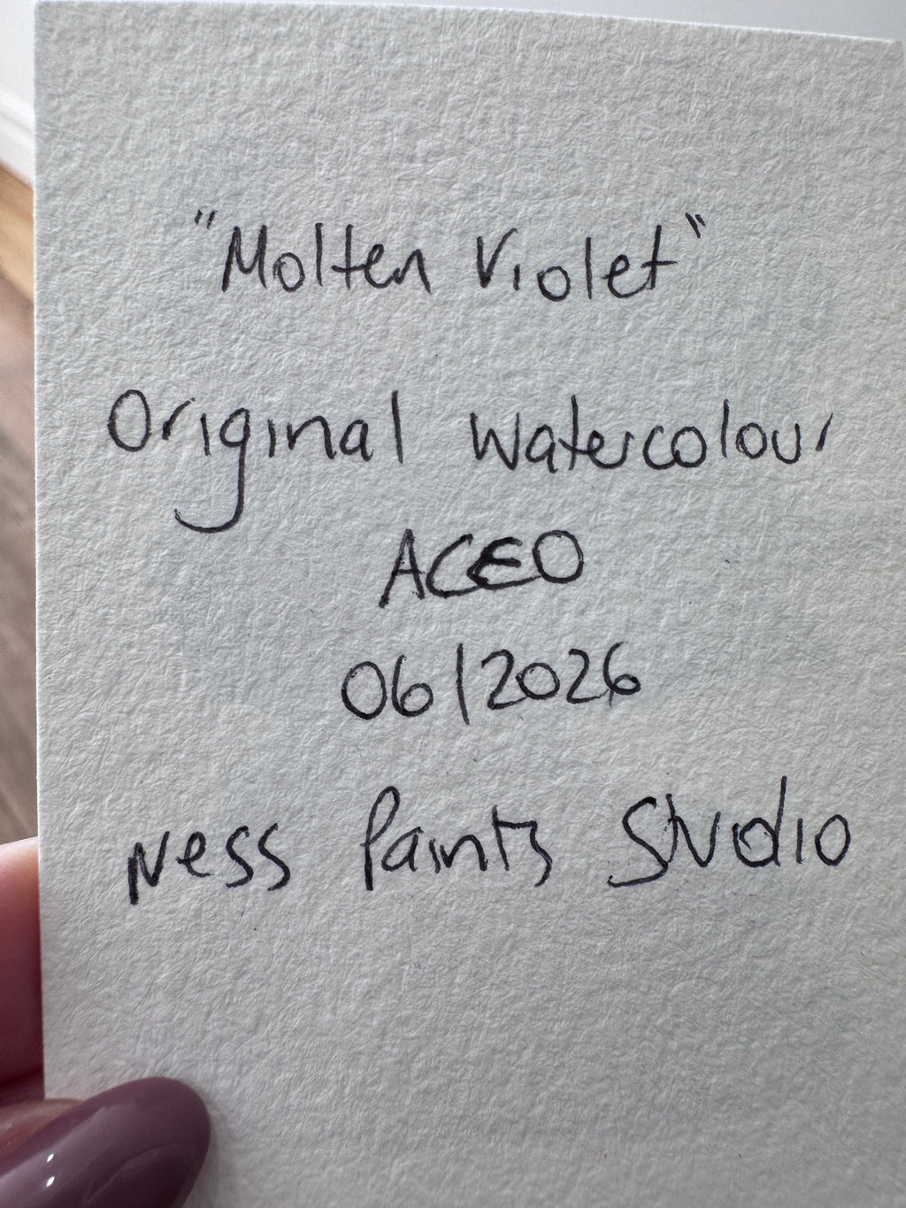 Molten Violet (ACEO)