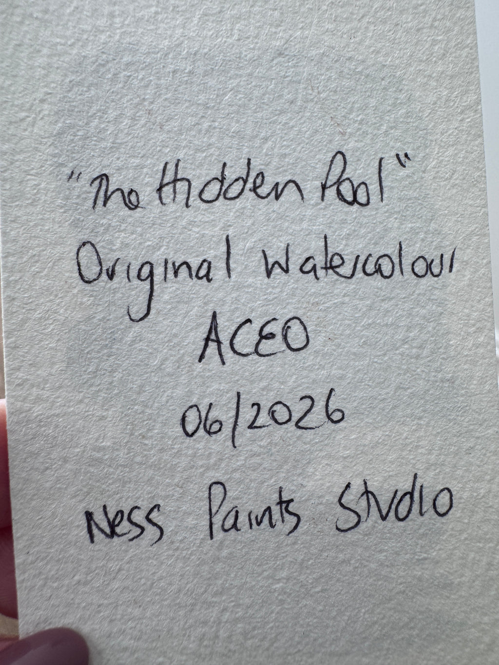 The Hidden Pool (ACEO)