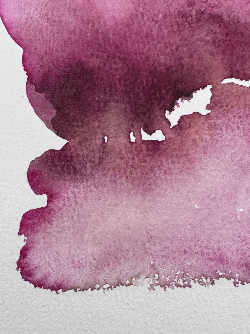 Plum Silence (5x7in)