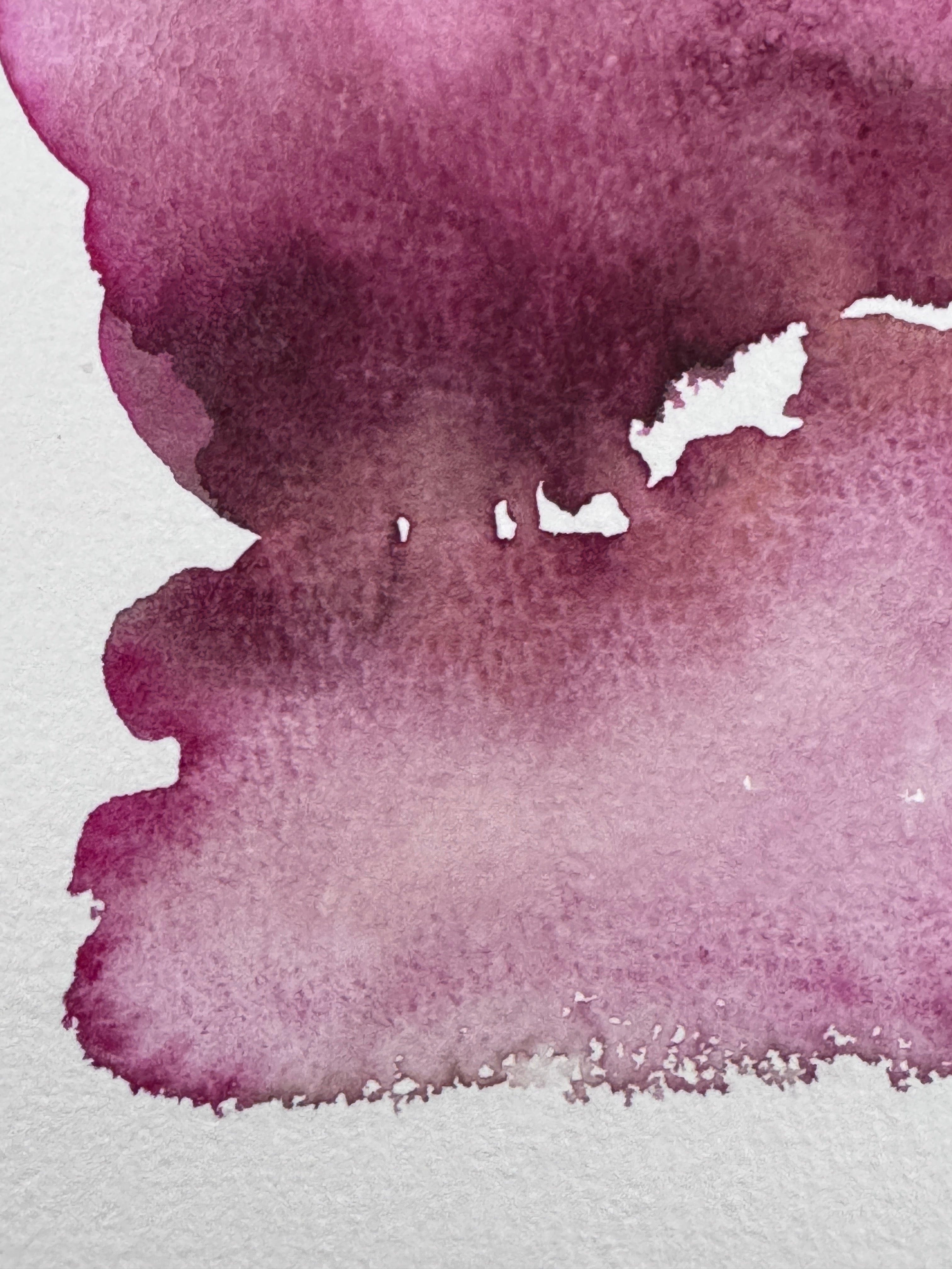 Plum Silence (5x7in)