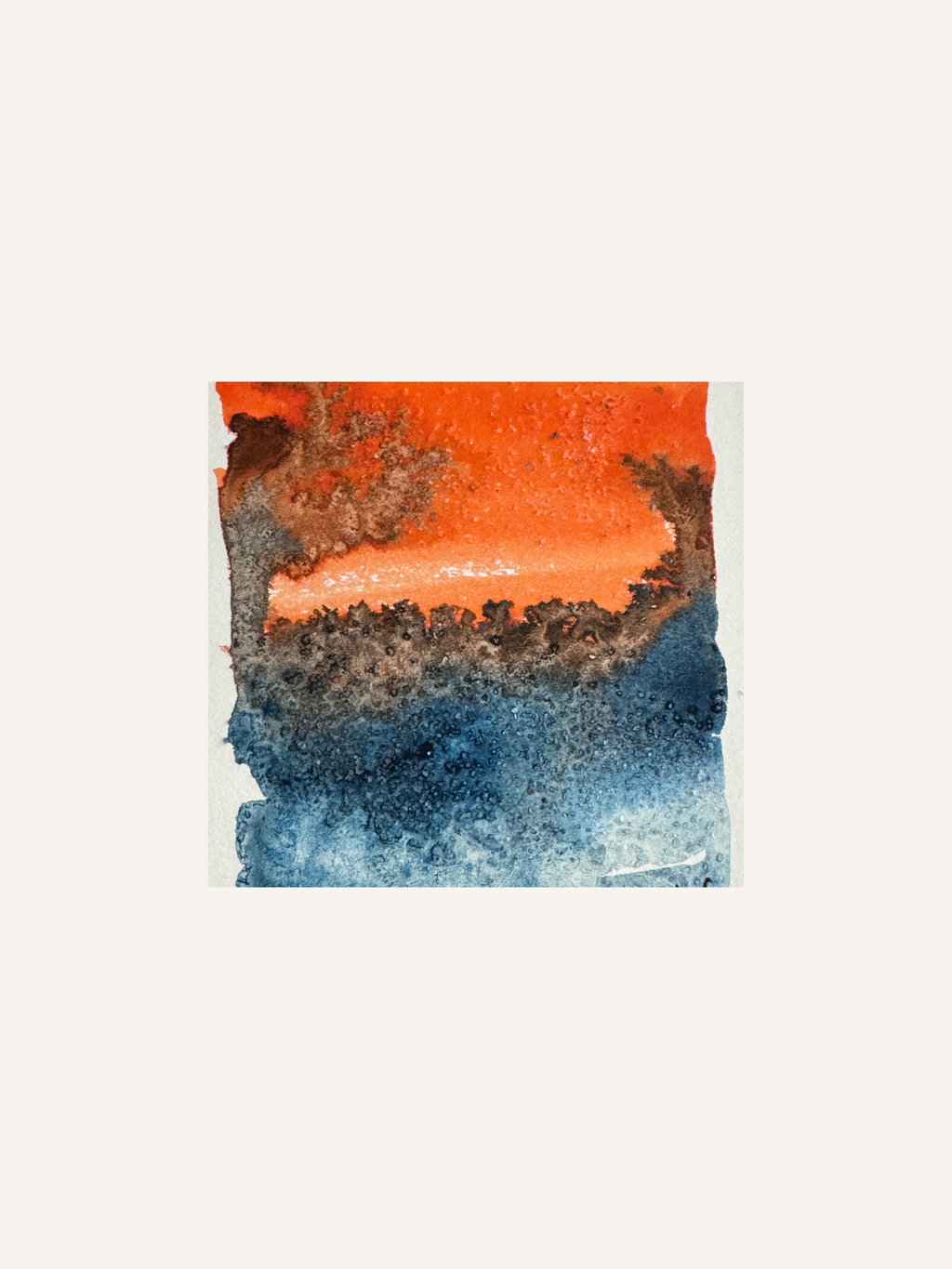 Bright Divide (10x10cm)